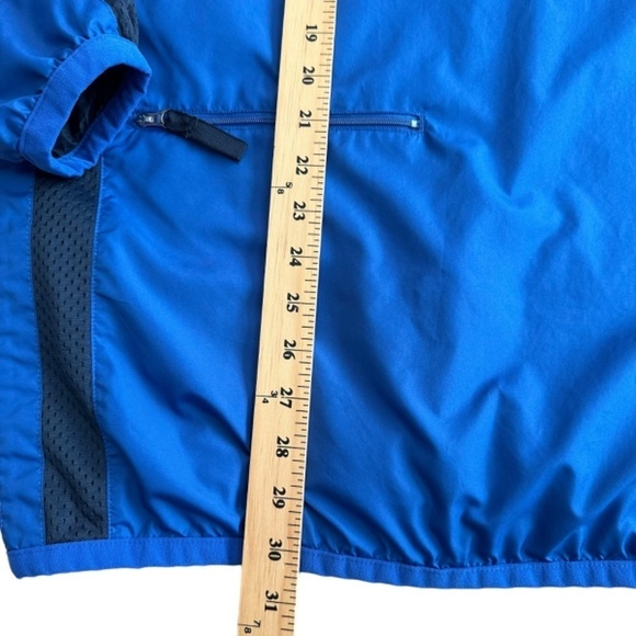 NIKE Y2K Windbreaker Jacket Warm up Mens Size XL Long Sleeve 1/4 Zip Pullover - Picture 14 of 16